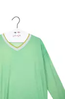 Apple Green and Powder Blue Sweater  image