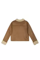 Camel Faux Shearling Coat  image