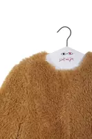 Camel Faux Fur Cropped Jacket image