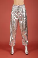 Metallic Silver Trousers  image