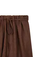 Pantaloni melange marrone cioccolato image