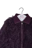 Grape Faux Fur Jacket image