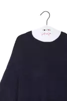 Midnight Blue Poncho Sweater  image