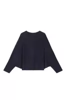 Midnight Blue Poncho Sweater  image