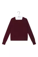 Wine Cashmere Sweater  image