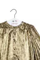 Metallic Animalier Print Blouse  image