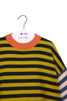 Contrast Striped Sweater  image