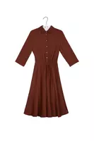 Brick Textured Shirtdress  image