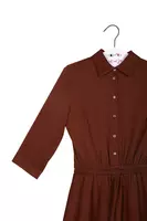 Brick Textured Shirtdress  image