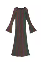 Metallic Jewel Tone Striped Knit Dress  image