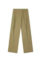 Olive Green Wrap Trousers  image