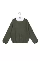 Khaki Green Sweater  image