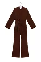 Claret Corduroy Jumpsuit  image