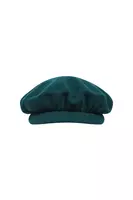 Bottle Green Pageboy Cap  image