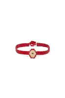 Slim Red Beaded Bracelet  image