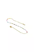 Rainbow Beaded Choker Necklace  image