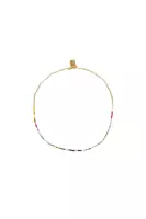 Rainbow Beaded Choker Necklace  image