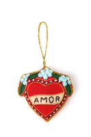 'Amor' Embellished Heart Decoration  image