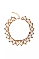 Geometric Metallic Necklace  image