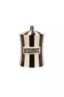 Medium Black and White Striped Microdose Canister  image