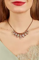 Sparkly clear collar necklace  image