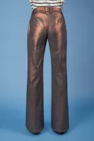 Pantaloni Sartoriali Metallizzati color Bronzo image