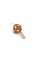 Taupe Felted Toadstool Ornament image