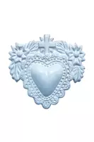 Sacro Cuore floreale azzurro image