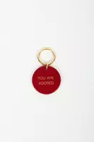 You Are Adored Ruby Red Keychain  image