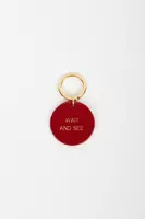 Wait and See Ruby Red Keychain image