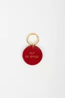 Out Of Office Ruby Red Keychain image