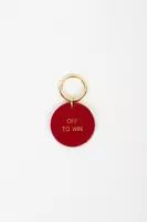 Off To Win Ruby Red Keychain image