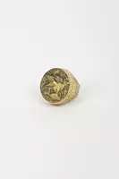 Taurus Engraved Signet Ring image