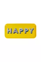 Vassoio Rettangolare Giallo Limone "Happy" image