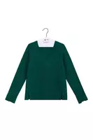 Maglione in Cachemire Verde Bottiglia image