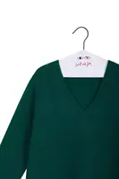 Maglione in Cachemire Verde Bottiglia image