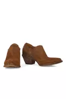 Suede Texan Low Ankle Boots  image