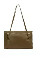 Borsa Tote in Pelle Verde Kaki image