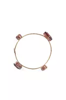 Claret and Honey Toned Bangle Bracelet  image