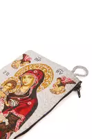 Madonna and Child Woven Lurex Purse  image