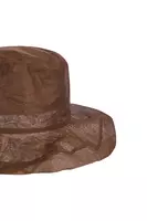 Chocolate Brown Organza Sunhat  image