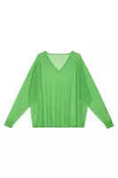 Apple Green Oversized Sweater  image