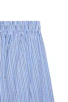 Sky Blue and White Striped Trousers  image