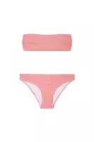 Set Bikini a Righe Rosso Corallo image