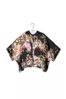 Tropical Garden Silk Tunic Top  image