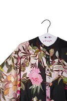 Tropical Garden Silk Tunic Top  image