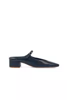 Navy Blue Mules  image