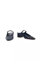 Navy Blue Mules  image