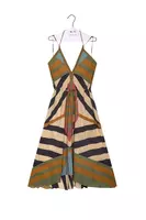 Bold Striped Silk Sundress image