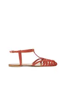 Brick Suede Closed Toe Sandals  image